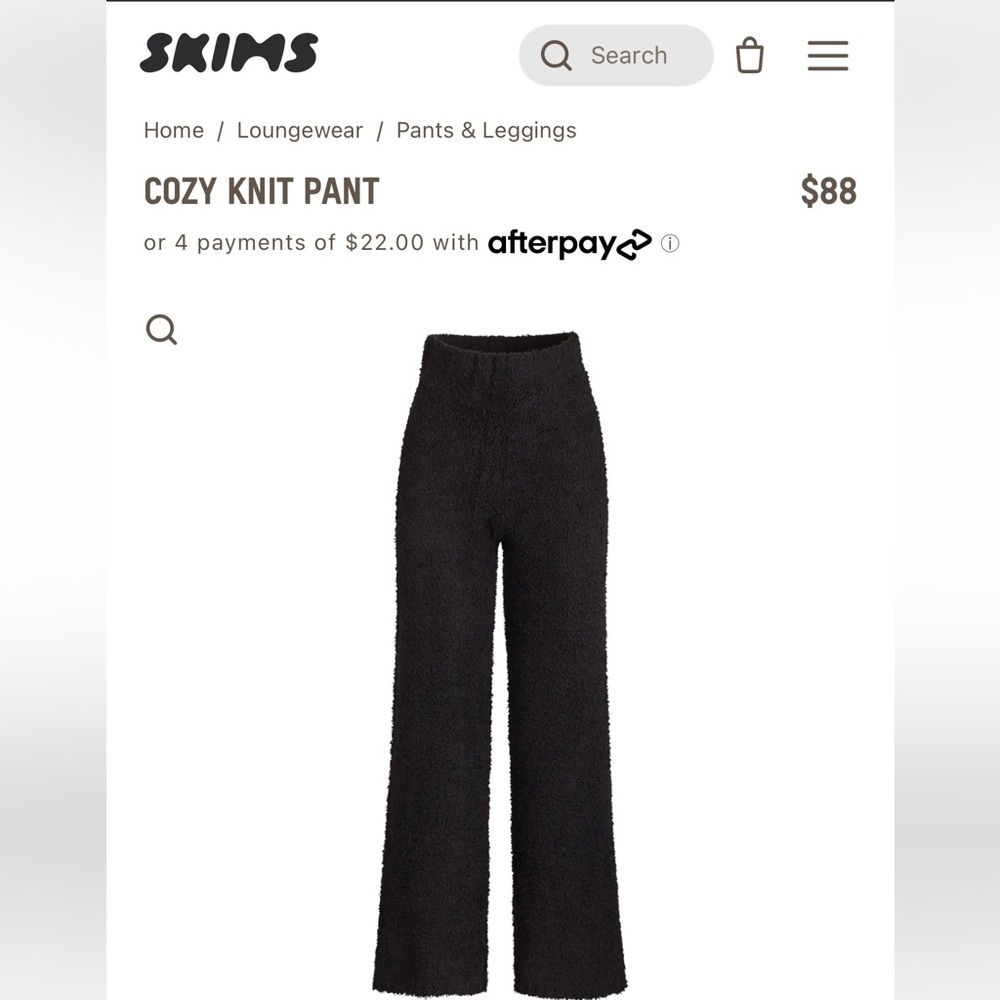 Skims worn once cozy set